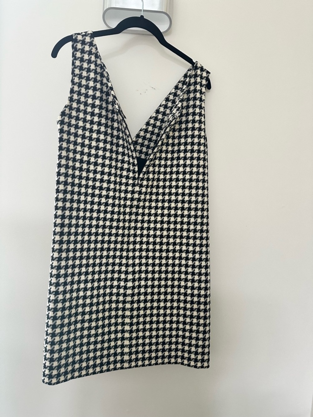Ann Taylor Black and White Houndstooth Mini Dress - Picture 5 of 7